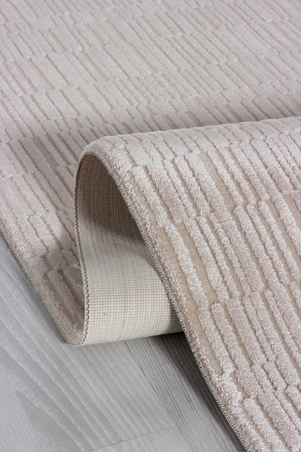 Serenat SE003 Bej Uzun Ömürlü Yumuşak Dokulu Salon Mutfak Koridor Oturma Odası Yolluk Halı