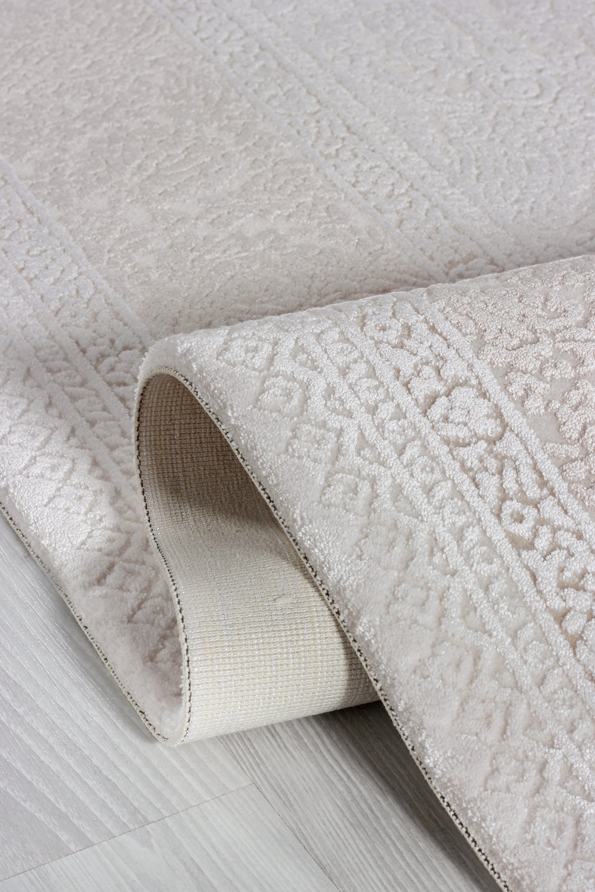 Serenat SE005 Krem-Kahve Uzun Ömürlü Yumuşak Dokulu Salon Mutfak Koridor Oturma Odası Yolluk Halı