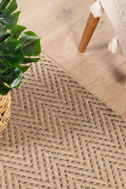 Sisaluna 4441 Beige Jute-Backed Modern Woven Rug Sisal Woven Carpet