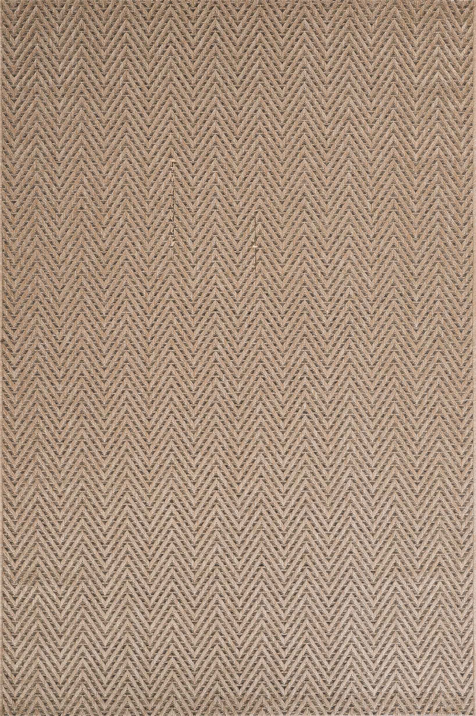 Sisaluna 4441 Bej Jüt Tabanlı Modern Dokuma Kilim Sisal Hasır Halı