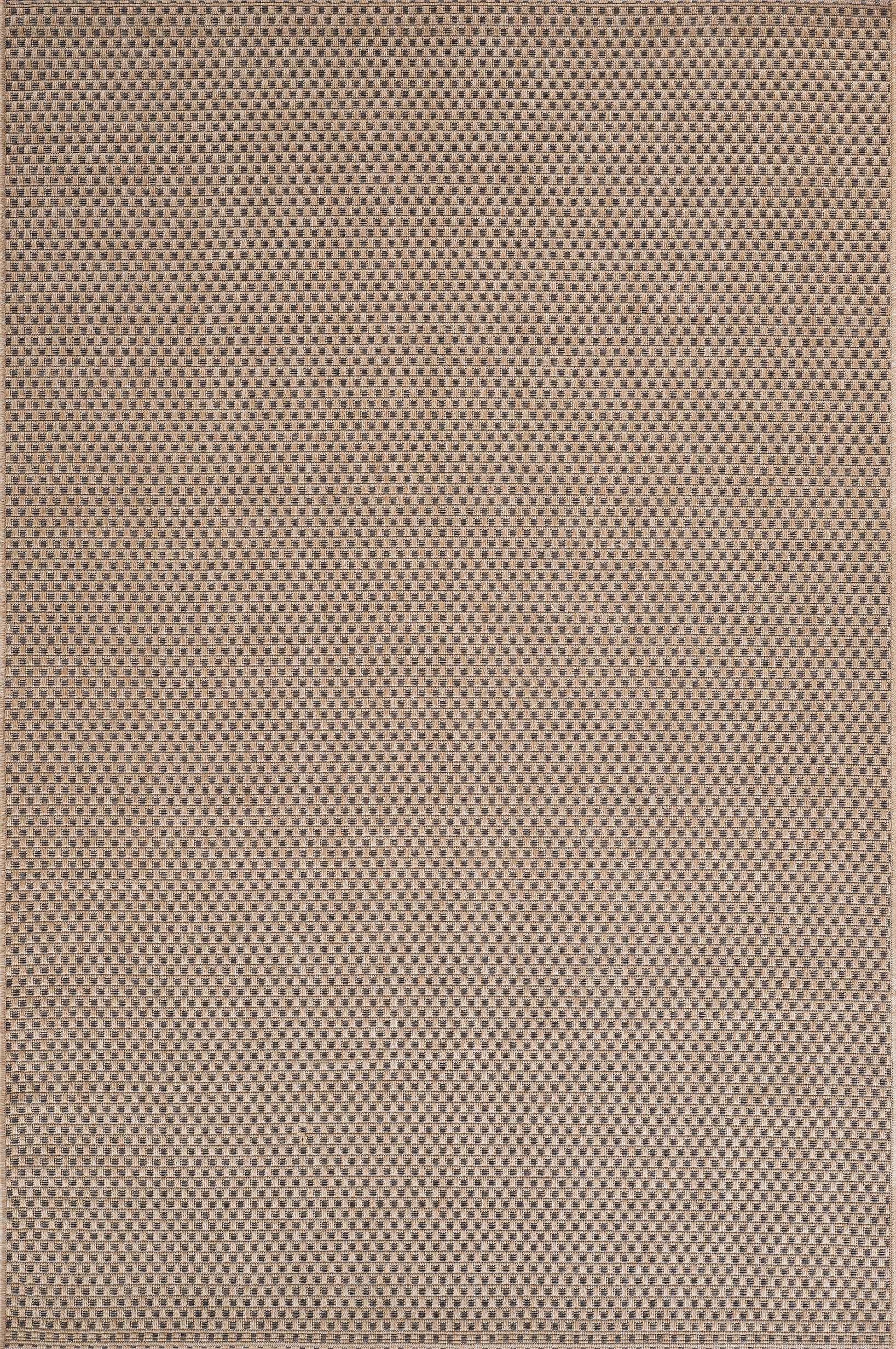 Sisaluna 4442 Bej Jüt Tabanlı Modern Dokuma Kilim Sisal Hasır Halı