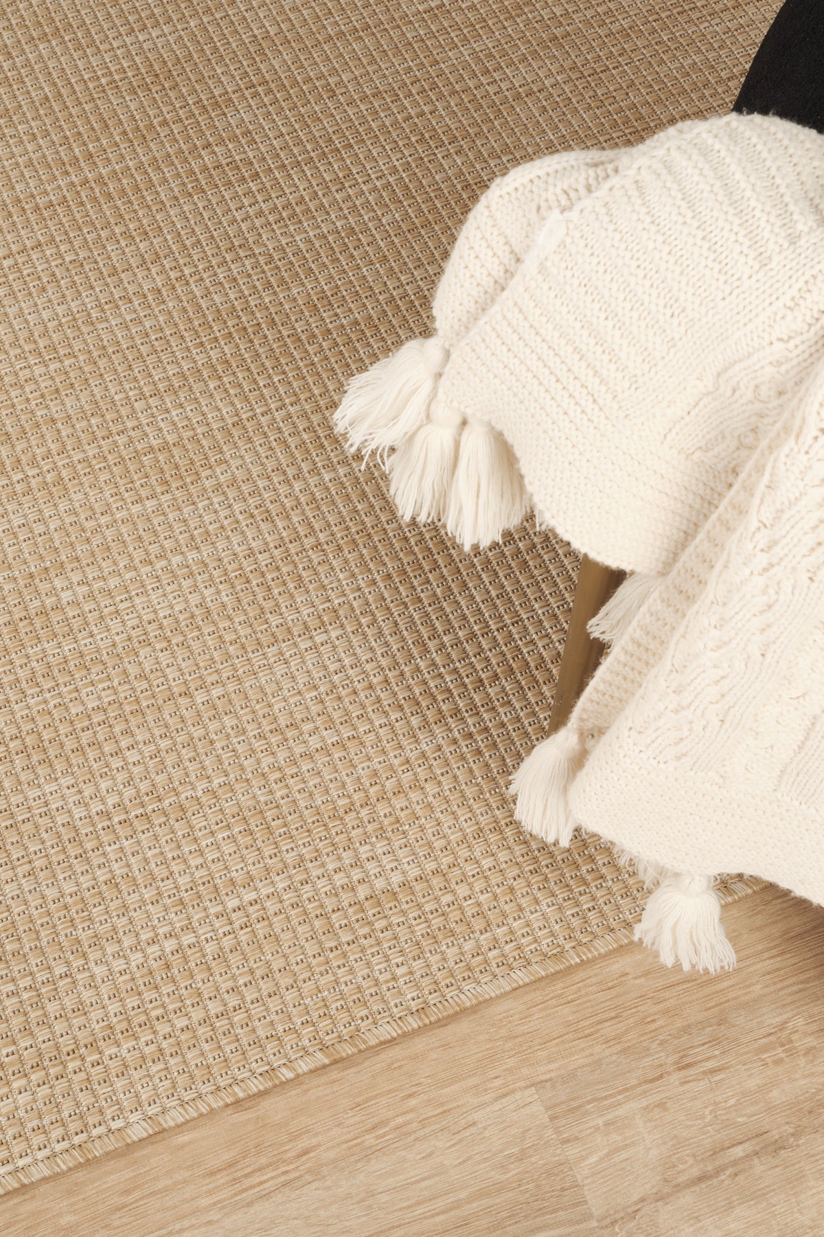 Sisalux 3083 Bej Sisal Dokuma Jüt Kilim Hav Toz Vermez Halı Salon Mutfak Oturma Odası Halısı
