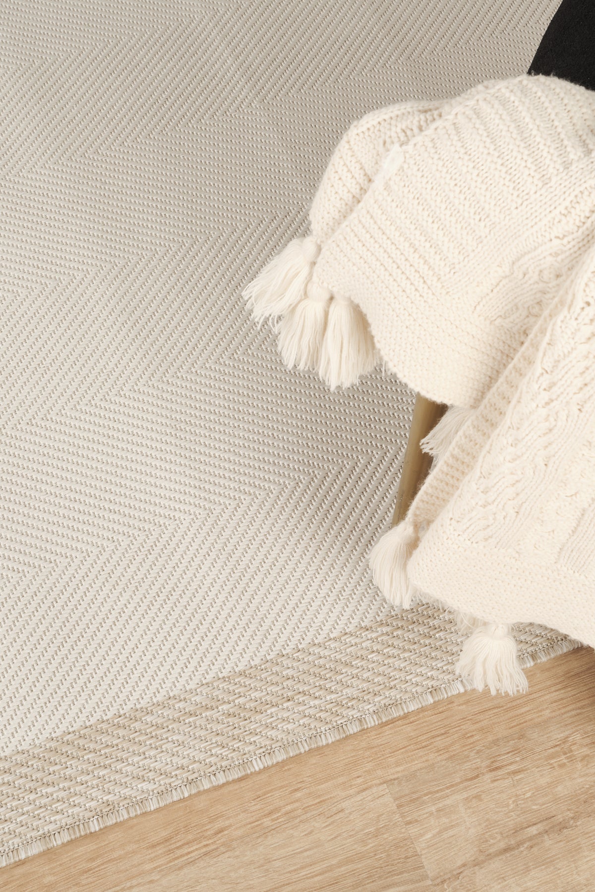 Sisalux 3084 Krem Bej Sisal Dokuma Jüt Kilim Hav Toz Vermez Halı Salon Mutfak Oturma Odası Halısı
