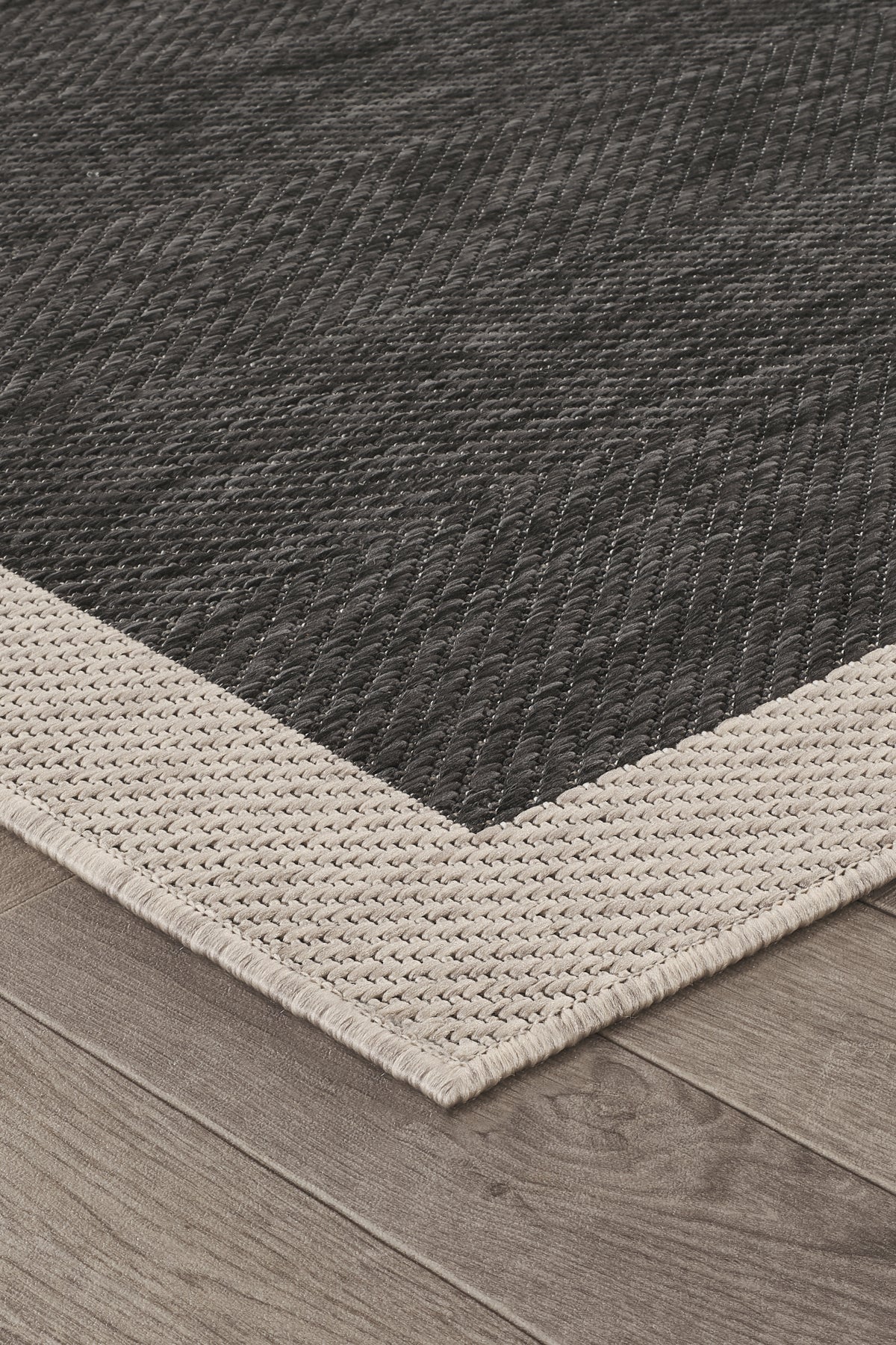 Sisalux 3089 Antrasit Sisal Dokuma Jüt Kilim Hav Toz Vermez Halı Salon Mutfak Oturma Odası Halısı