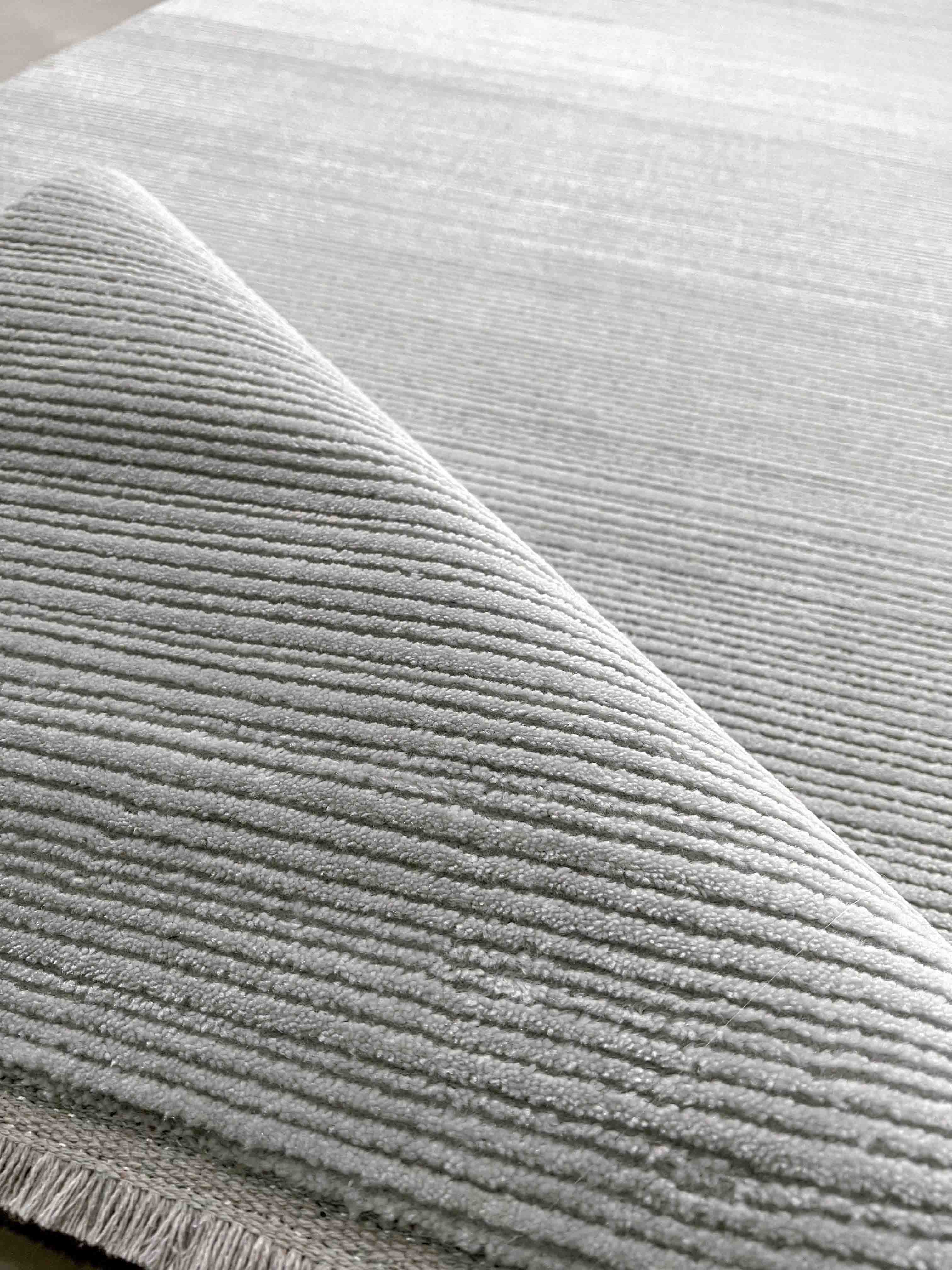 Vavien 1372 Gri Yumuşak Dokulu Salon Mutfak Koridor Oturma Odası Yolluk Halı Makine Halısı