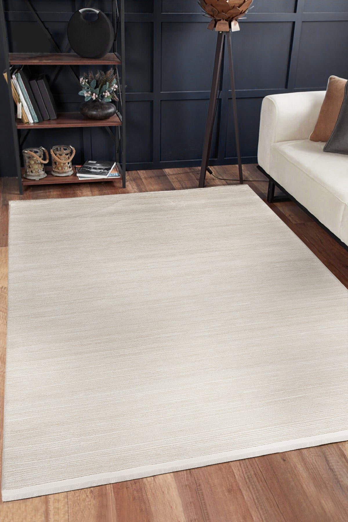 Vavien 1373 Krem Yumuşak Dokulu Salon Mutfak Koridor Oturma Odası Yolluk Halı Makine Halısı