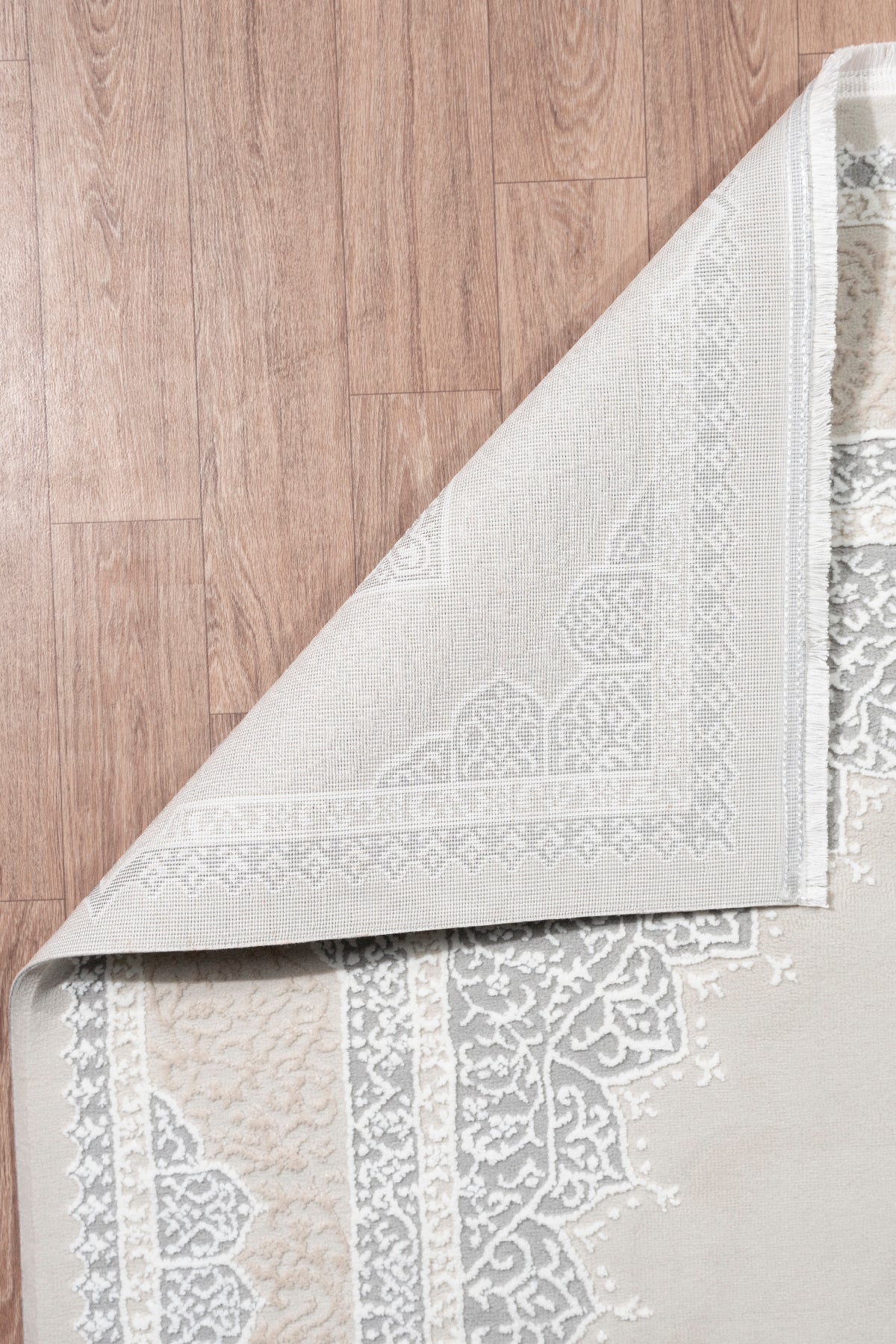 Vavien 1374 Bej Yumuşak Dokulu Salon Mutfak Koridor Oturma Odası Yolluk Halı Makine Halısı