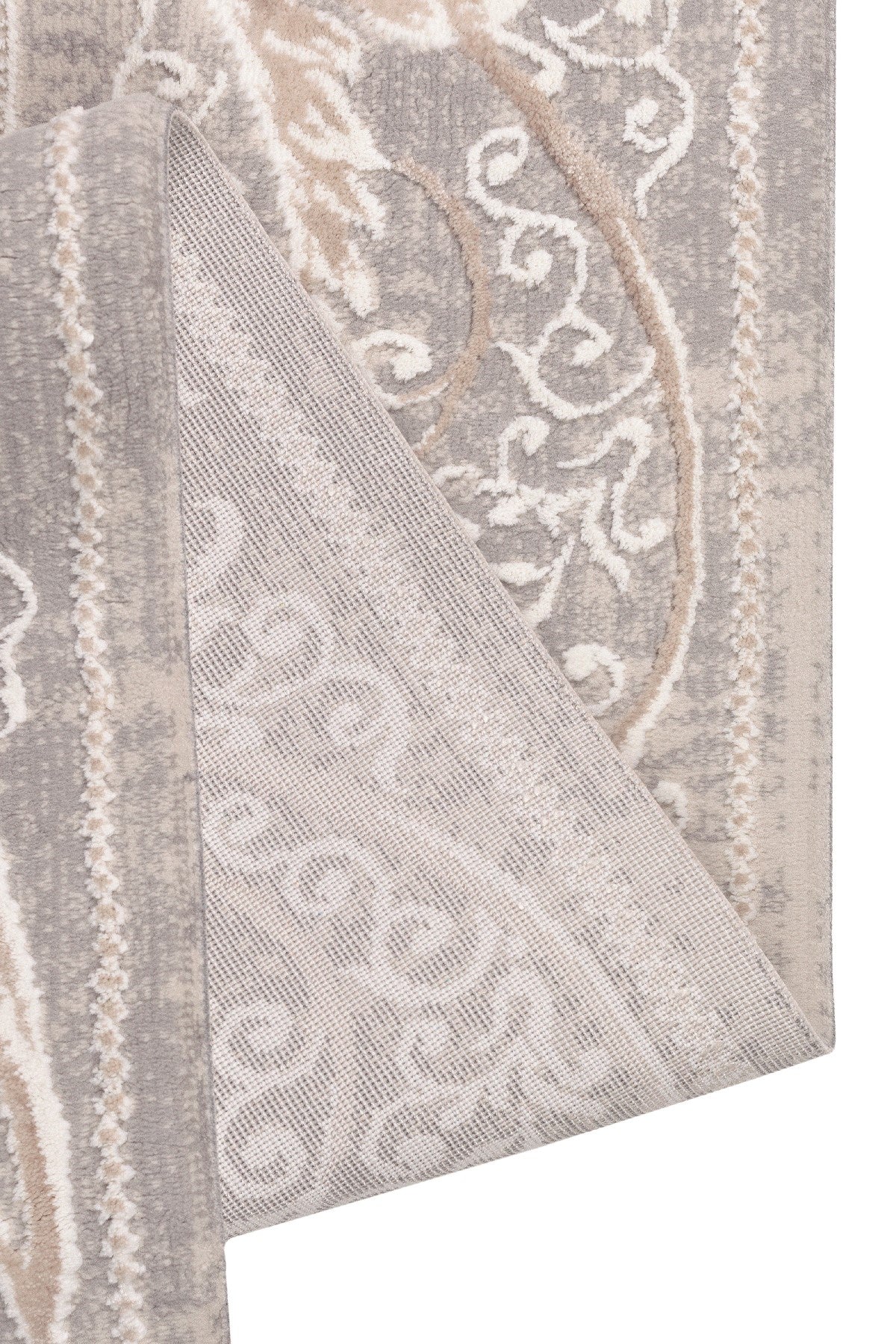 Vavien 1375 Bej Yumuşak Dokulu Salon Mutfak Koridor Oturma Odası Yolluk Halı Makine Halısı