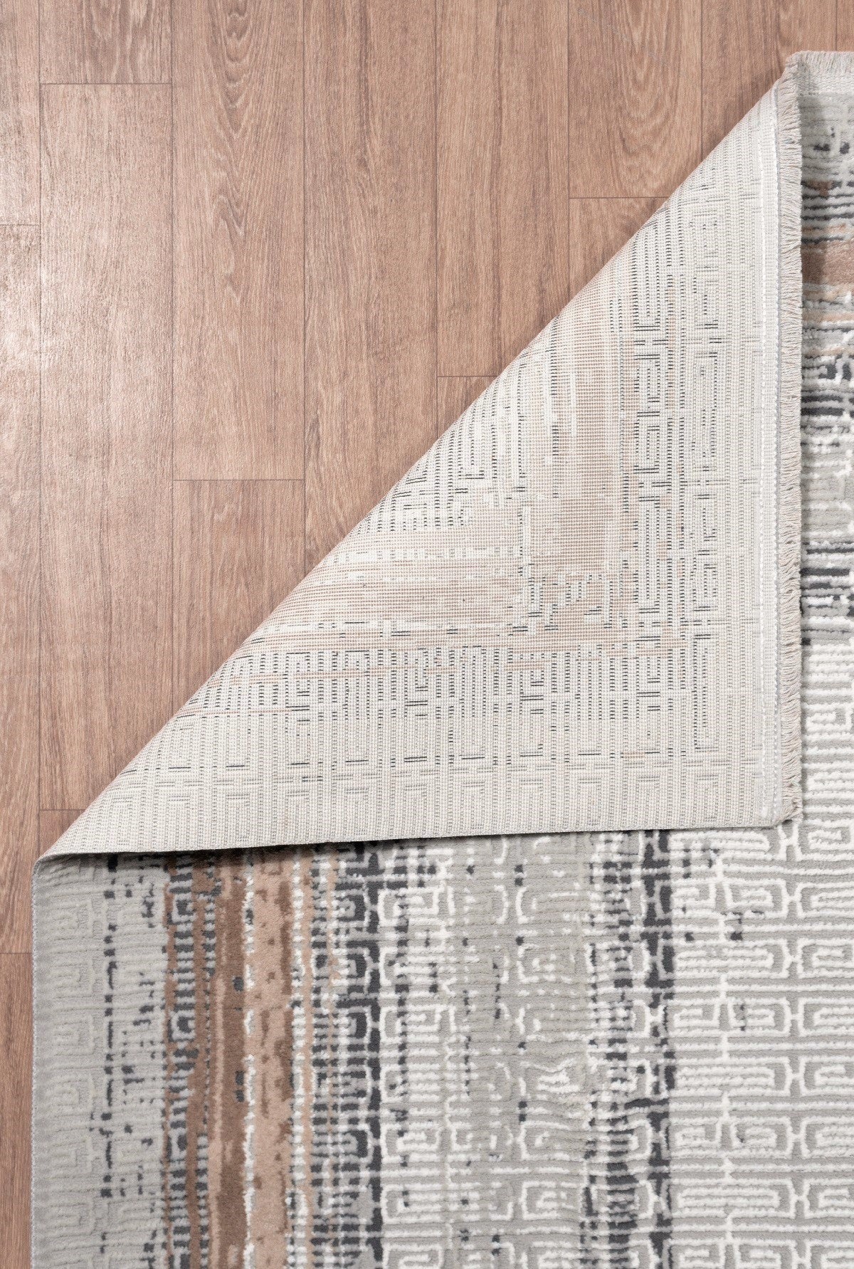 Vavien 1382 Bej Yumuşak Dokulu Salon Mutfak Koridor Oturma Odası Yolluk Halı Makine Halısı