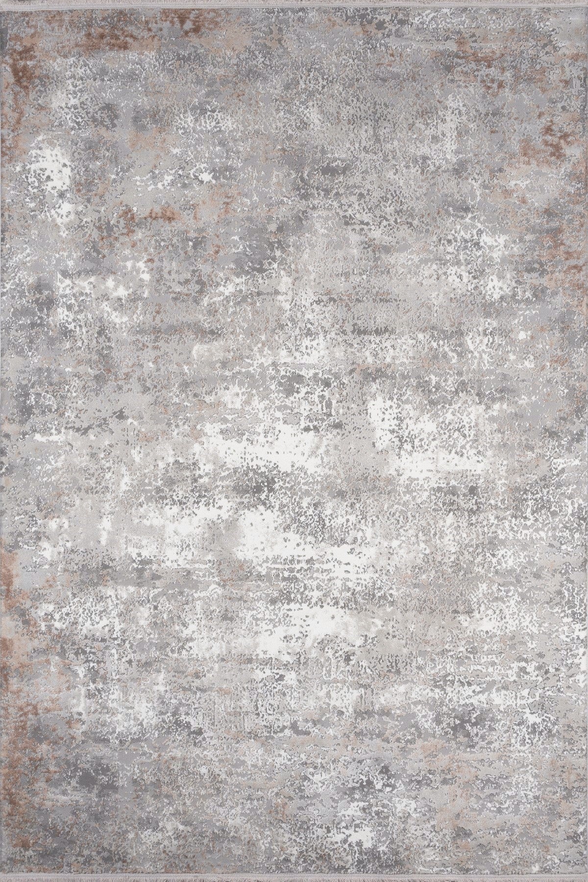 Vavien 1383 Gri Yumuşak Dokulu Salon Mutfak Koridor Oturma Odası Yolluk Halı Makine Halısı