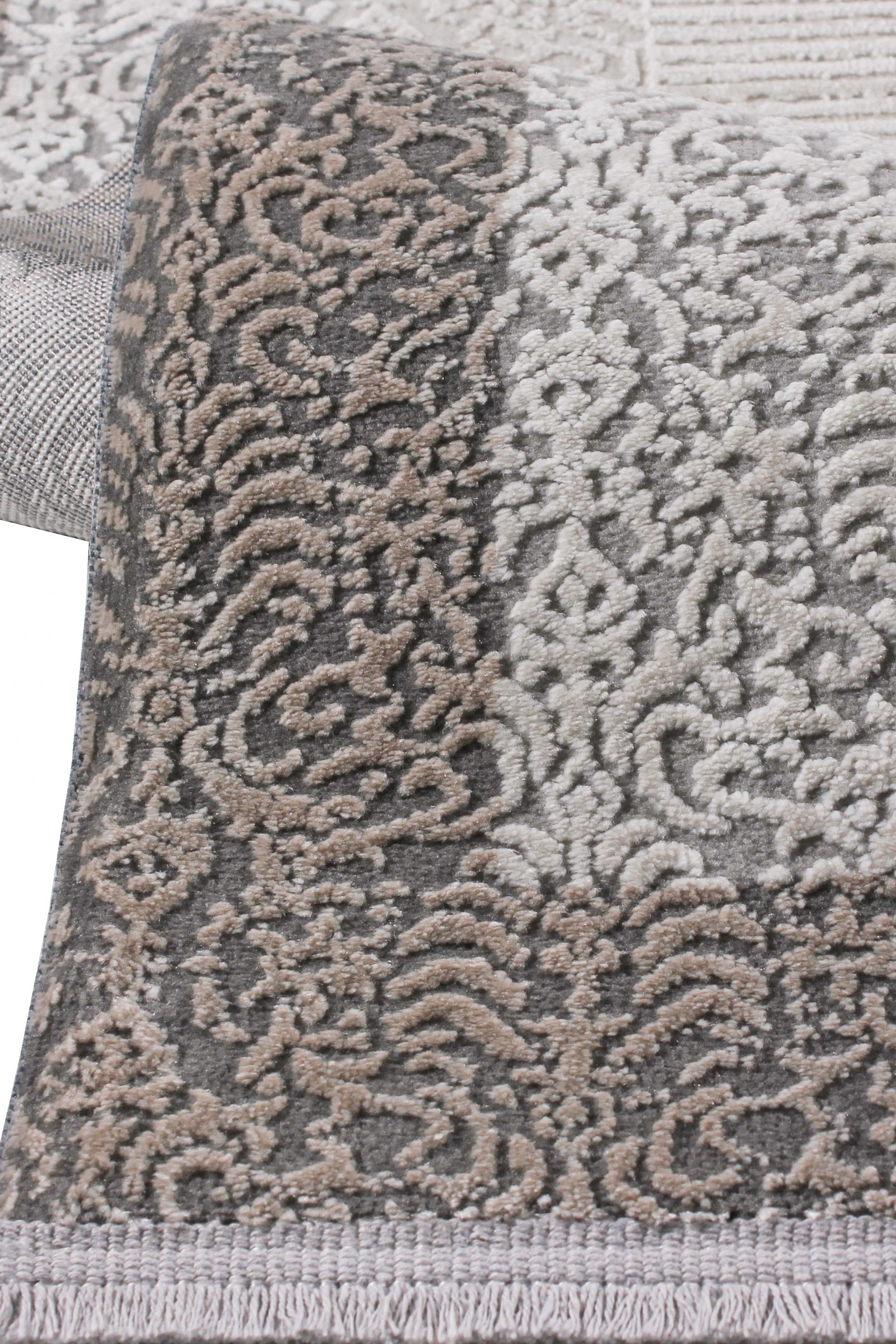 Vavien 1435 Bej Yumuşak Dokulu Salon Mutfak Koridor Oturma Odası Yolluk Halı Makine Halısı