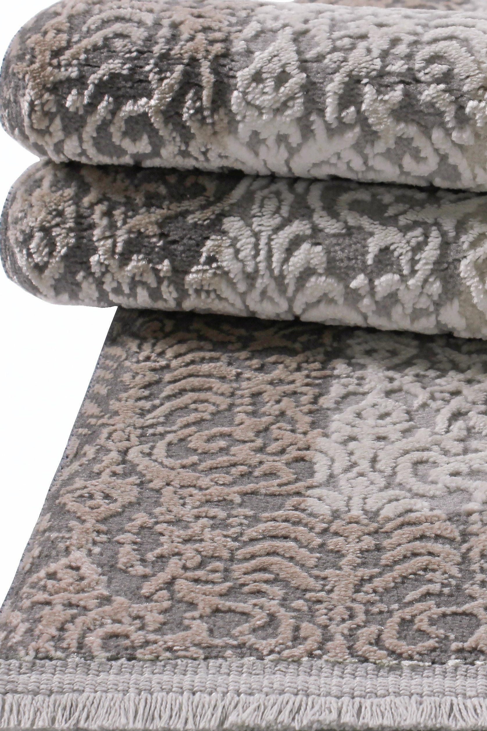 Vavien 1435 Bej Yumuşak Dokulu Salon Mutfak Koridor Oturma Odası Yolluk Halı Makine Halısı