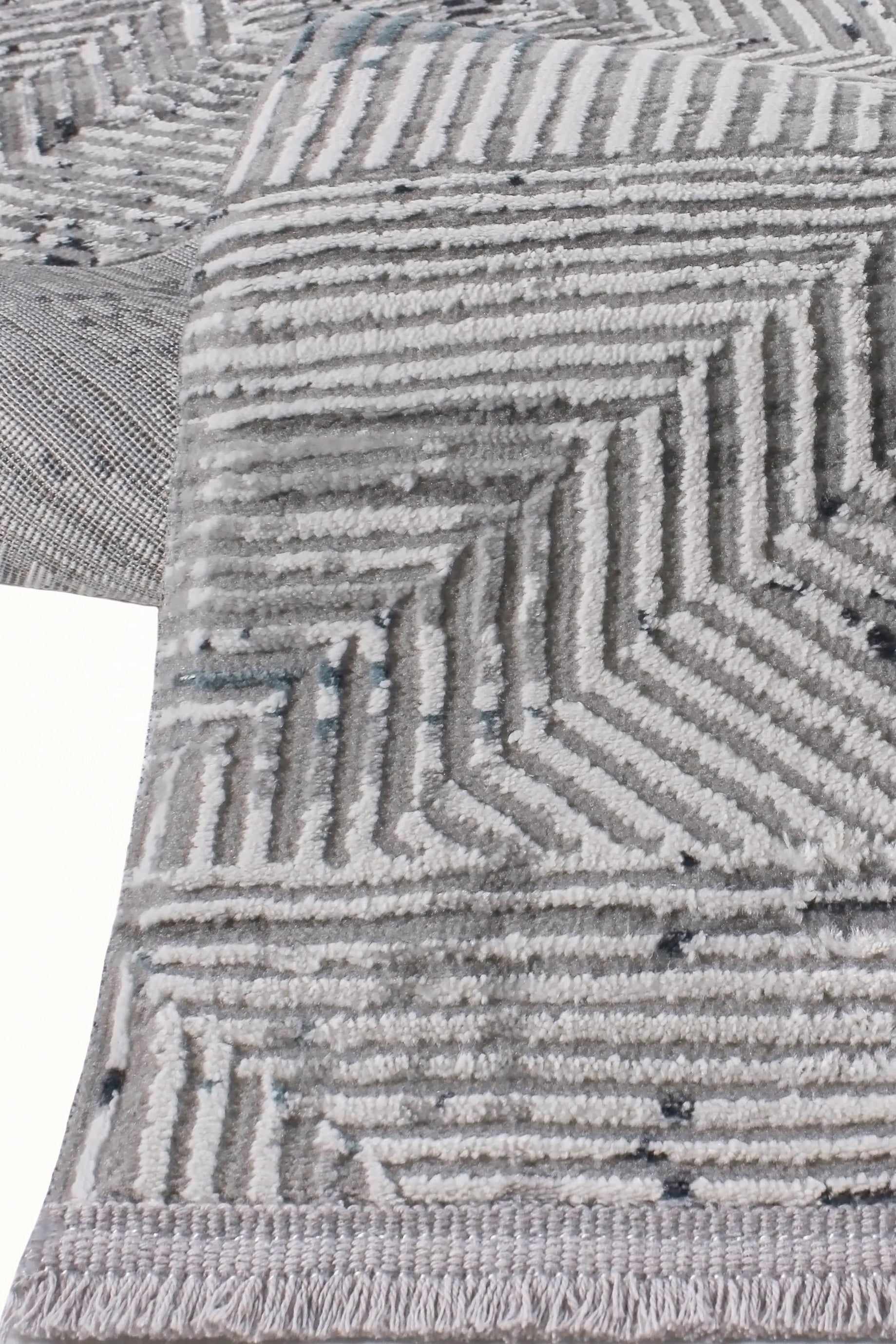 Vavien A0072 Gri Yumuşak Dokulu Salon Mutfak Koridor Oturma Odası Yolluk Halı Makine Halısı