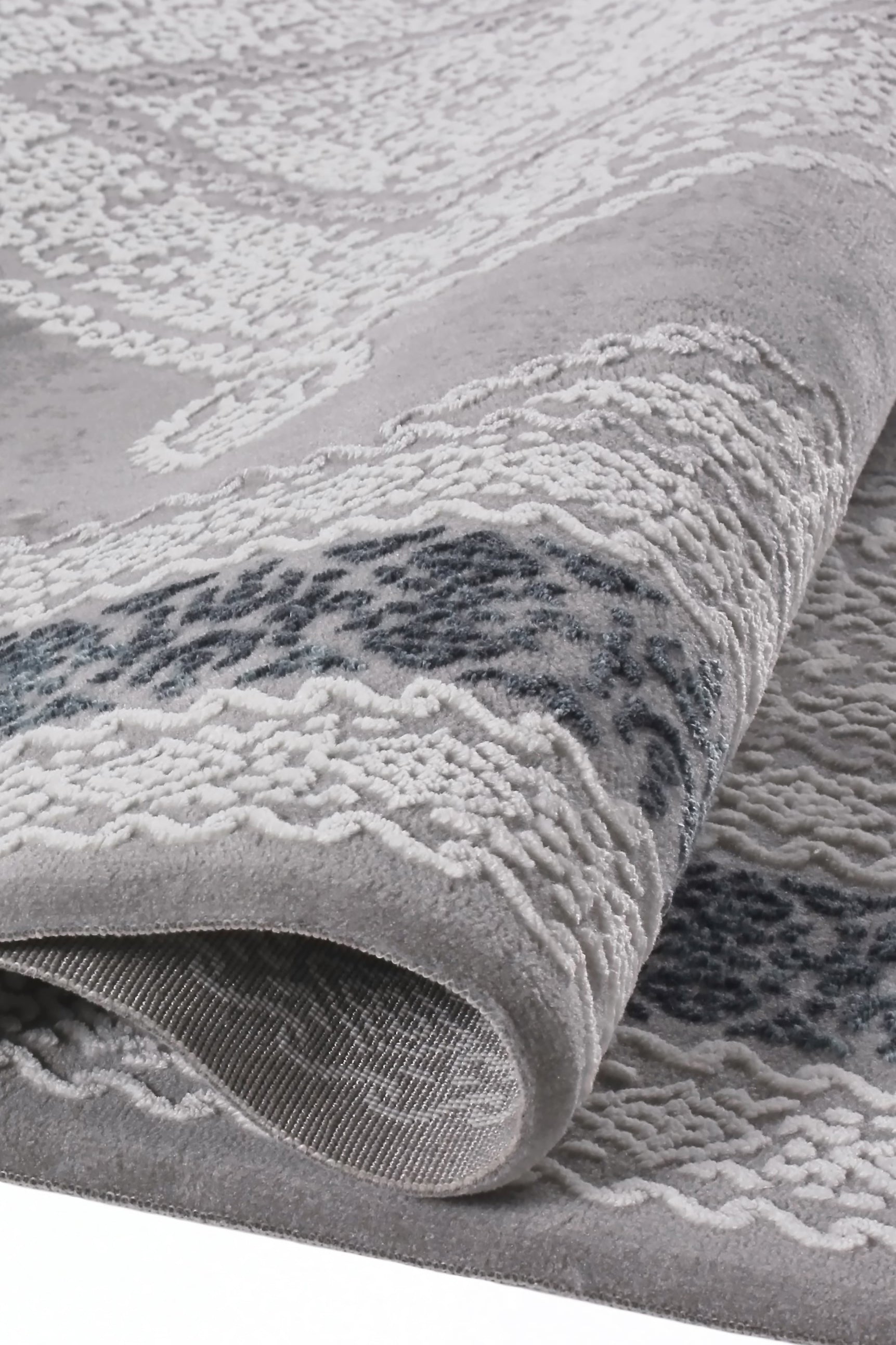 Vavien A0073 Gri Yumuşak Dokulu Salon Mutfak Koridor Oturma Odası Yolluk Halı Makine Halısı