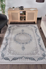 Vavien A0074 Gri Yumuşak Dokulu Salon Mutfak Koridor Oturma Odası Yolluk Halı Makine Halısı