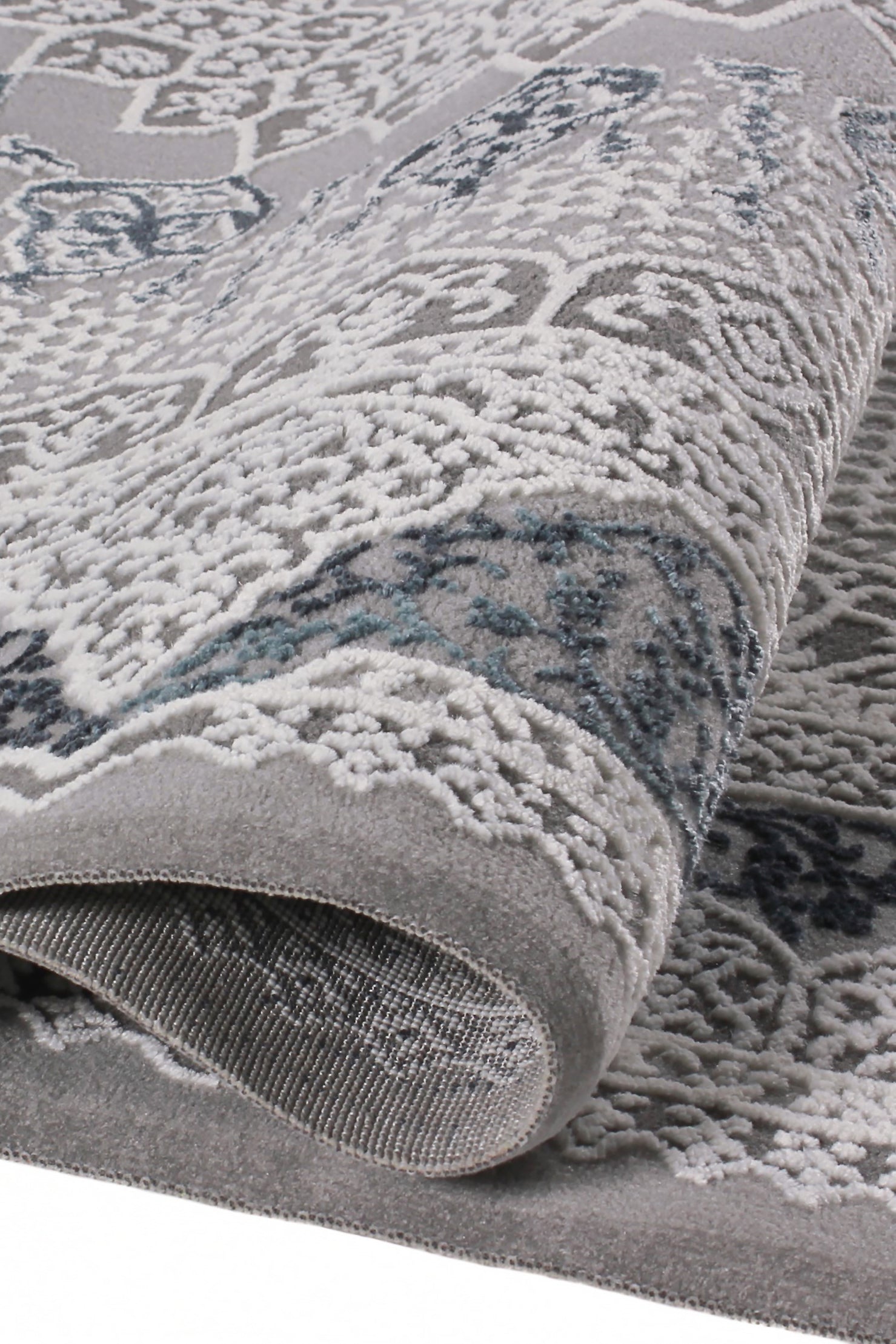 Vavien A0074 Gri Yumuşak Dokulu Salon Mutfak Koridor Oturma Odası Yolluk Halı Makine Halısı