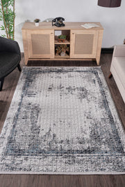 Vavien A0075 Gri Yumuşak Dokulu Salon Mutfak Koridor Oturma Odası Yolluk Halı Makine Halısı