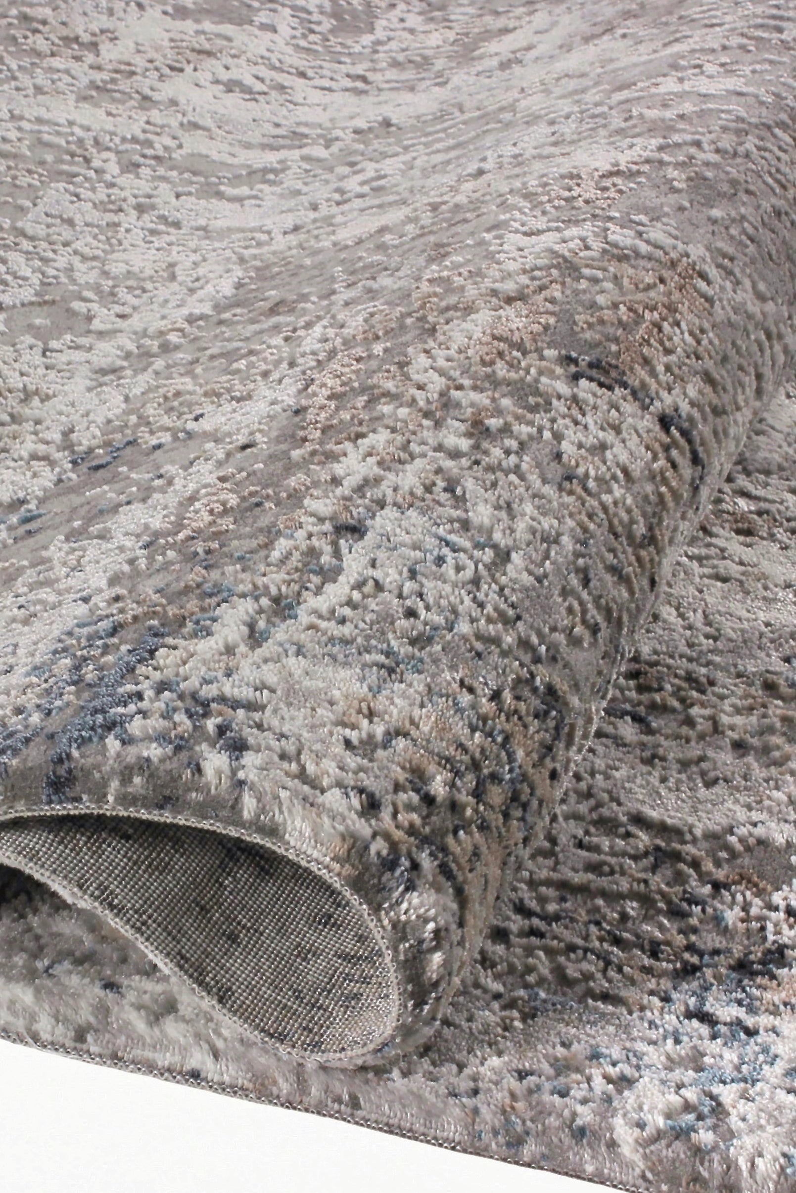 Vavien A0076 Gri Yumuşak Dokulu Salon Mutfak Koridor Oturma Odası Yolluk Halı Makine Halısı