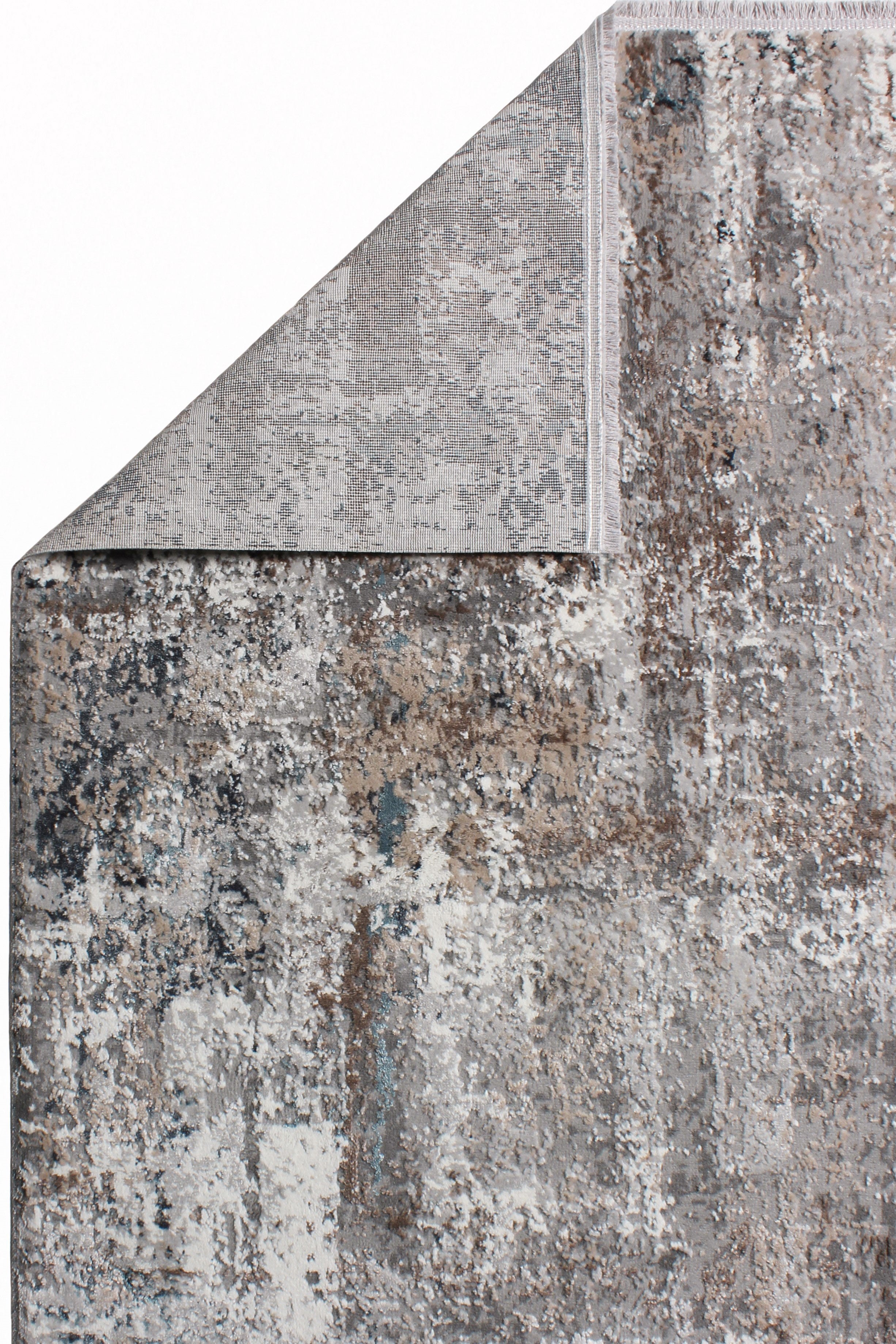 Vavien A0076 Gri Yumuşak Dokulu Salon Mutfak Koridor Oturma Odası Yolluk Halı Makine Halısı