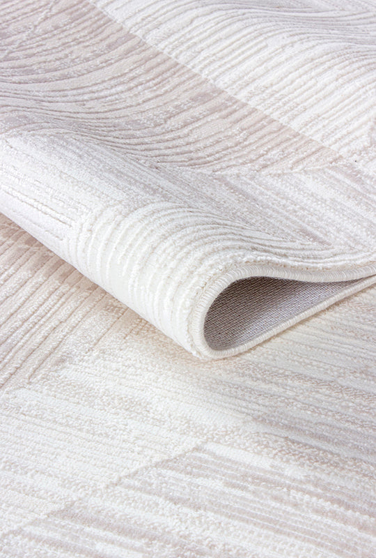 Zenta ZN002 Krem Hav Toz Vermez Salon Mutfak Koridor Oturma Odası Yolluk Halı Makine Halısı