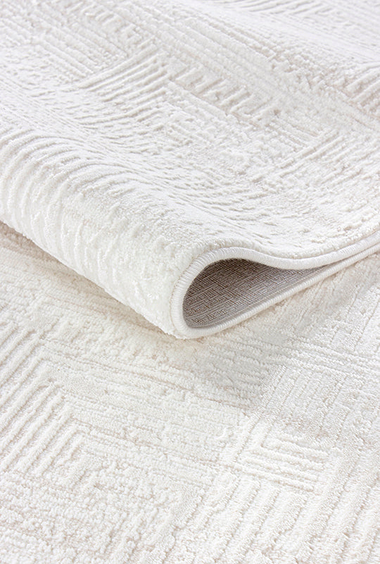 Zenta ZN008 Krem Hav Toz Vermez Salon Mutfak Koridor Oturma Odası Yolluk Halı Makine Halısı