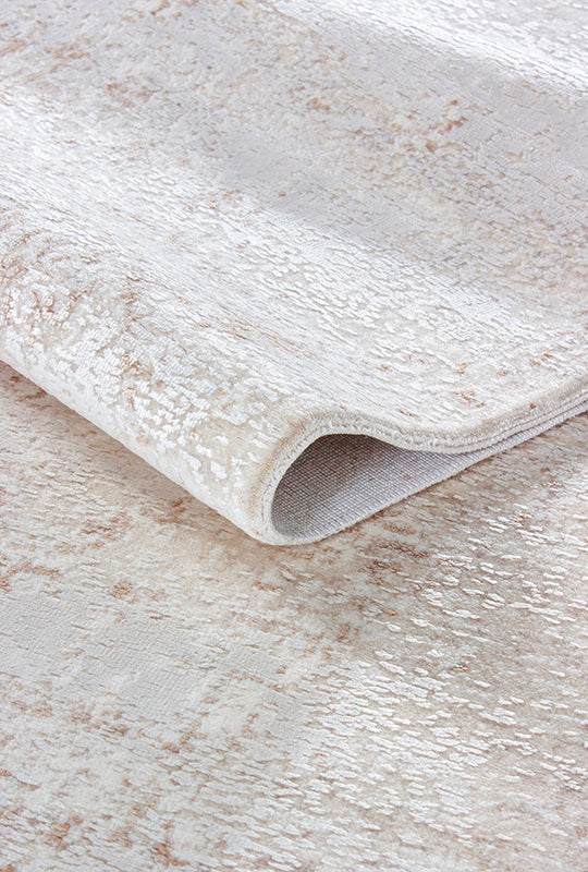 Zett ZE003 Bej Uzun Ömürlü Yumuşak Dokulu Salon Mutfak Koridor Oturma Odası Yolluk Halı