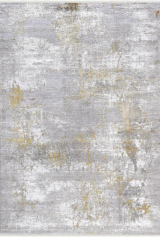 Zett ZE006 Gri Uzun Ömürlü Yumuşak Dokulu Salon Mutfak Koridor Oturma Odası Yolluk Halı