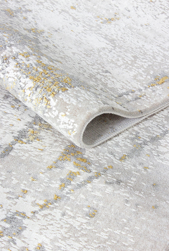 Zett ZE006 Gri Uzun Ömürlü Yumuşak Dokulu Salon Mutfak Koridor Oturma Odası Yolluk Halı