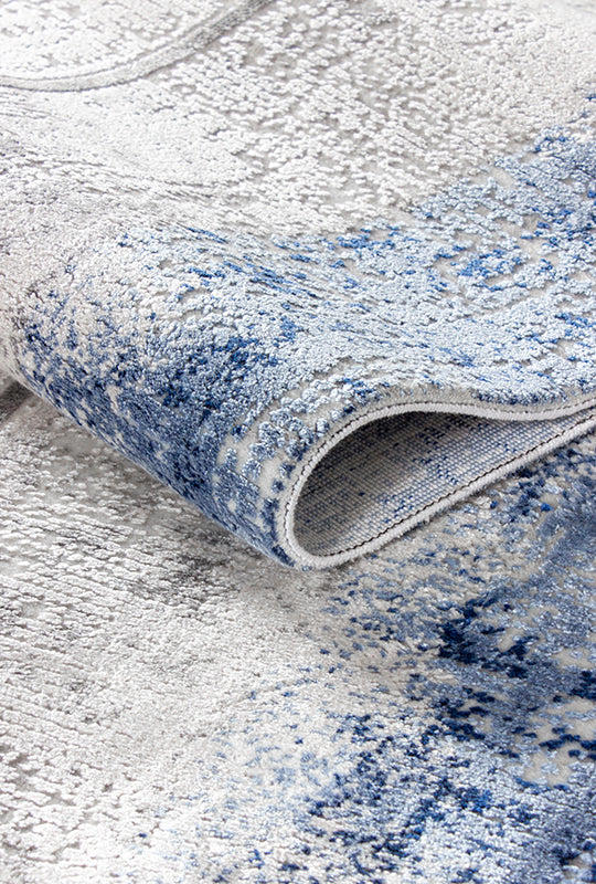 Zett ZE009 Multicolored, Durable, Soft Textured Rug for Living Room, Kitchen, Hallway, and Sitting Room