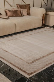 Zett ZE010 Mehrfarbiger, strapazierfähiger, weicher Teppich für Wohnzimmer, Küche, Flur und Sitzecke