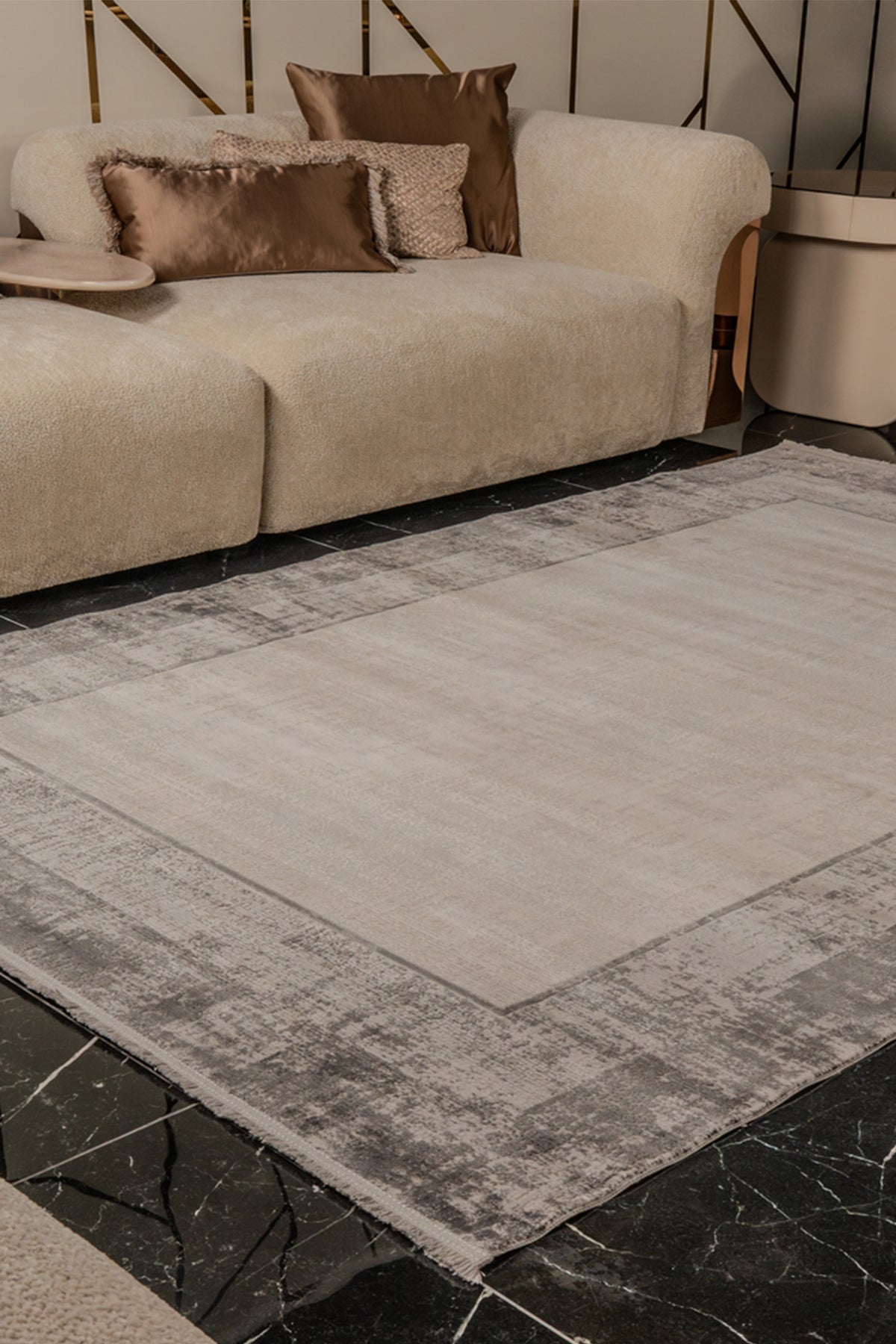 Zett ZE011 Mehrfarbiger, strapazierfähiger, weicher Teppich für Wohnzimmer, Küche, Flur und Sitzecke